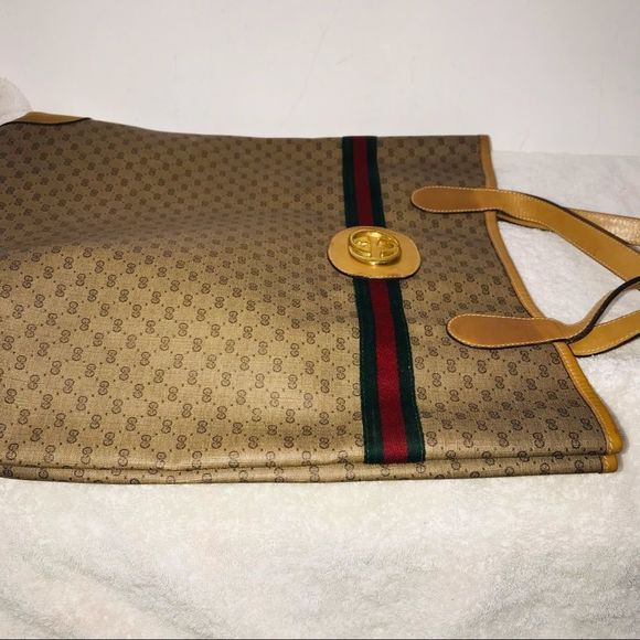 Vintage EUC large Gg tote bag - Picture 9 of 15